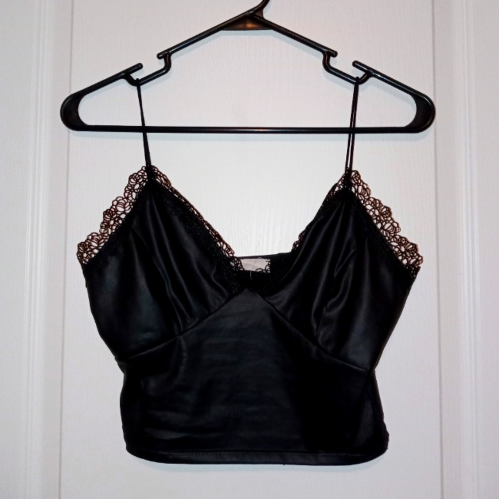 Black lace top